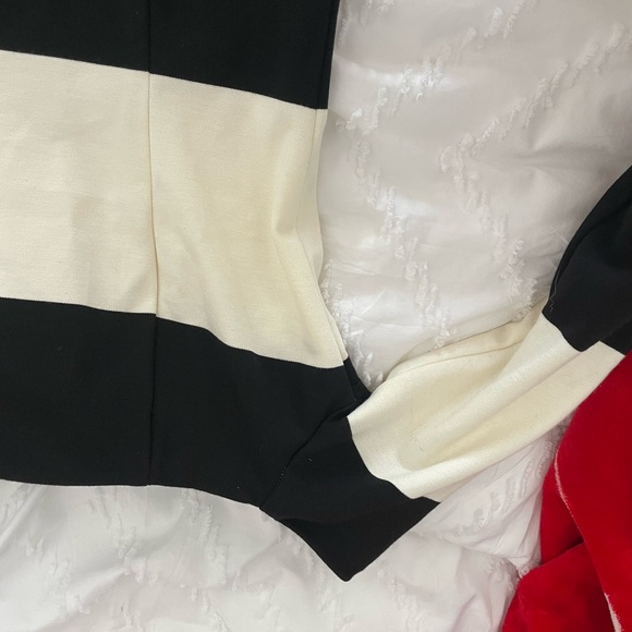 NICHOLAS Monochrome Striped Dress - Picture 10 of 13